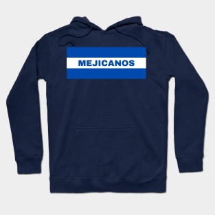 Mejicanos City in El Salvador Flag Colors Hoodie